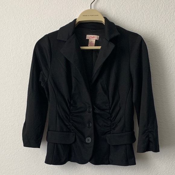 Candie's Elegant Black Blazer - Picture 1 of 2